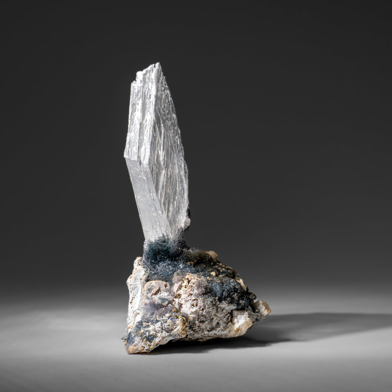 Gypsum Var. Selenite on Matrix from Rio Grande do Sul, Brazil (2.45 lbs)