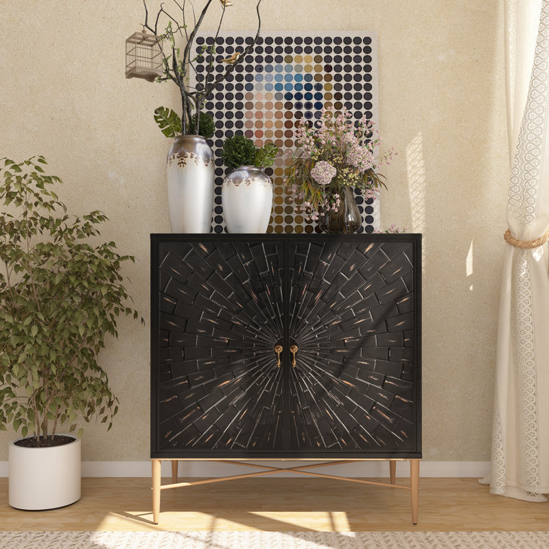 Lometa Accent Cabinet, Black