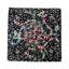 Serviettes de cocktail en satin de coton Ouroboros Skulls