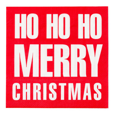 Disposable Paper Christmas Napkins