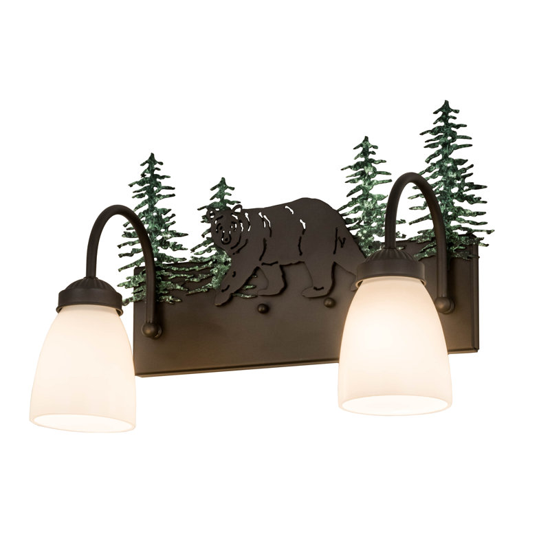 Rustic Lodge 2 - Light Vanity Light, Oil Rubbed Bronze