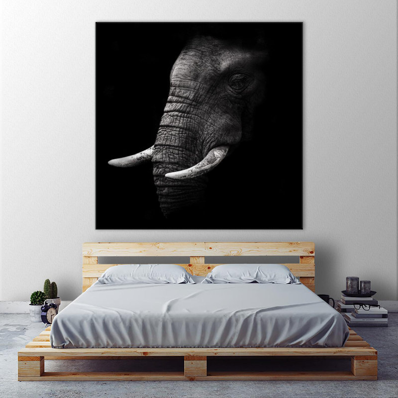 «Portrait», reproduction d'art sur toile géante, H 72 po x l 72 po x P 1,5 po