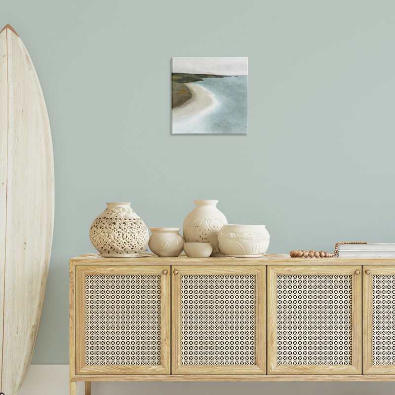 «Simple Serene Coastline» par Suzanne Nicoll, H 17 po x l 17 po