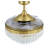 Veil 48" Retractable Blade Ceiling Fan with Light and Remote, Modern Fandelier Ceiling Fan, Patented Design Technology, Stronger Thicker Blades, Gold-2092613305