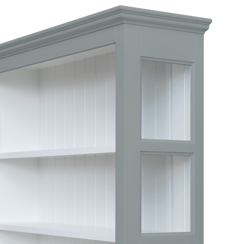 Bush Display Cabinet, Dark Silver