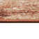 Abstract Machine Woven Polypropylene Area Rug in Orange