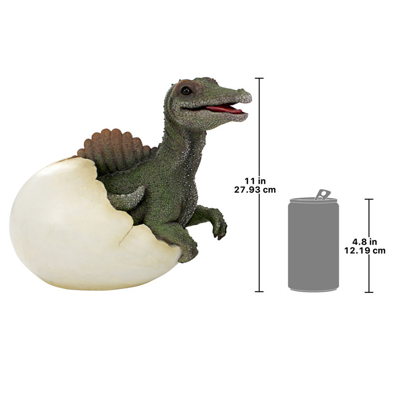 Statue œuf de dinosaure Spinosaurus