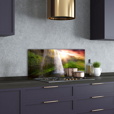 Floman 50cm W x 100cm L Glass Peel and Stick Panel