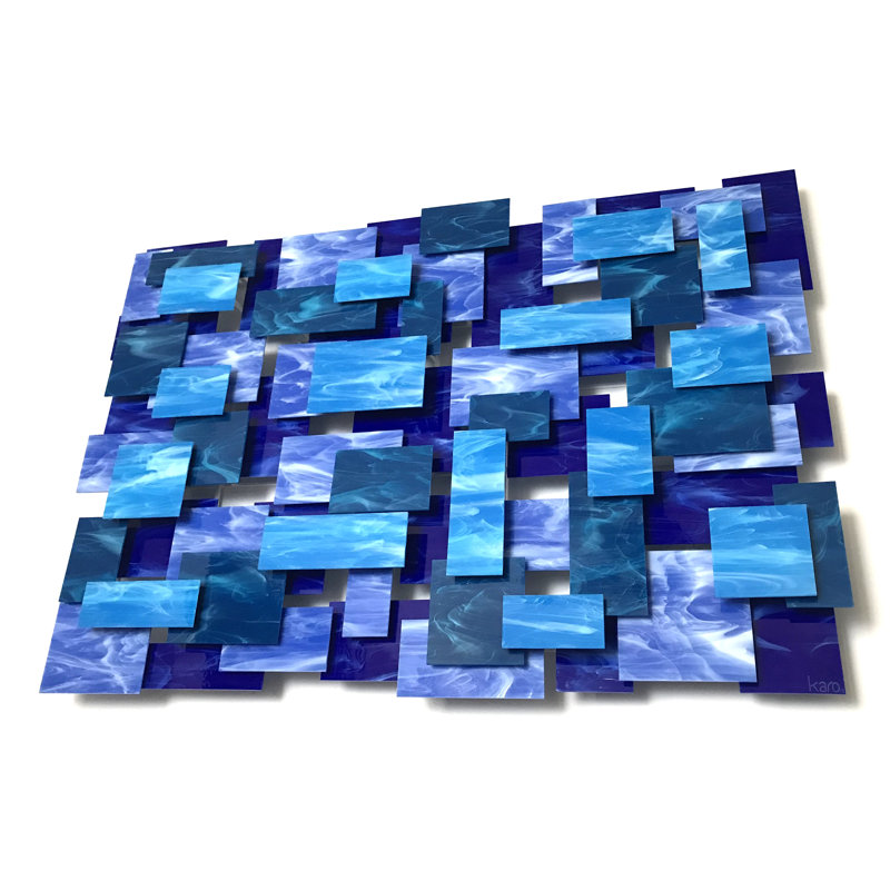 Cascade Handmade Wall Decor, 54" H x 80" W x 3.75" D