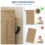 Armoire penderie H 43,3 po avec 4 tiroirs et 2 portes, tringle suspendue