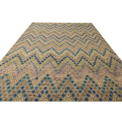 Tapis multicolore 8 x 11 Petrella