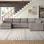 Canapé modulaire rembourré 3 pièces Cecelia-168538830-216534203