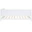 Lit de jour de taille moyenne Mid-Century moderne / en blanc - Fabrication en bois pour bureau à domicile avec attrait classique-940992441-940992440