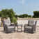 Schutt Wicker 2 - Person Patio Conversation Sets with Cushions