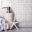Skosh 0.6" x 0.6" Glass Grid Mosaic Wall & Floor Tile-839263663