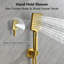 Robinet de douche cascade avec valve brute et 3 jets pour le corps-83035279