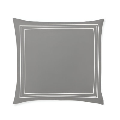400TC Cotton Classic Luxurious Embroidery Sateen Solid Pillow Sham