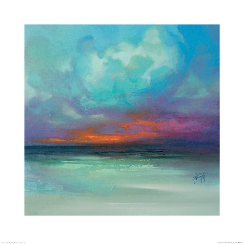 Hebridean Tranquility by Scott Naismith - Painting, 60cm H x 60cm W x 0.01cm D