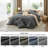 Bedsure Cotton Fabric With Microfiber Inner Fill Comforter Set-106246646-106246649