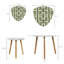 Ensemble de 2 tables basses gigognes Triangle