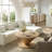 Round Wood Coffee Table-854291209