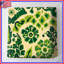 Couvre-lit matelassé damassé vert floral toutes tailles-129089446