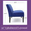 Fauteuil d'appoint rembourré Classic Linen - Élégance et confort intemporels-1252394676