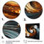«Gold» et «Hypnotic Abstract Spiral I» - Art mural spirales abstraites-723582358-653925948