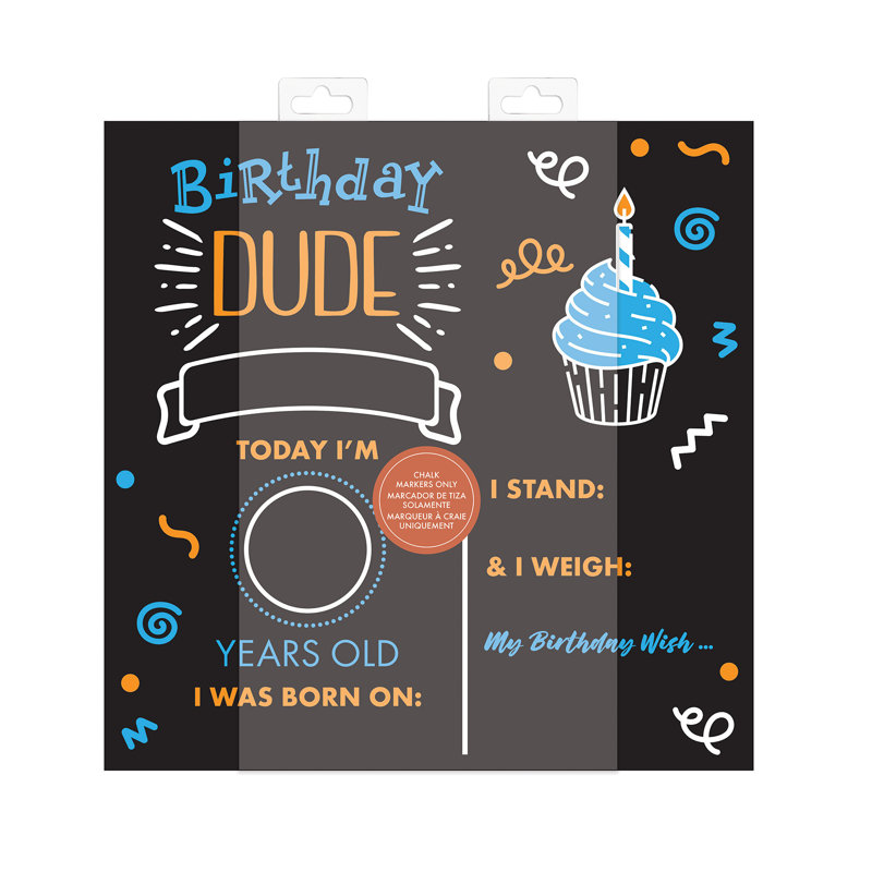 Birthday Dude Chalkboard