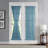 52 x 72 Inch 2 Sheer Gold French Door Curtains with 2 Tie-Backs -777610206-777610204