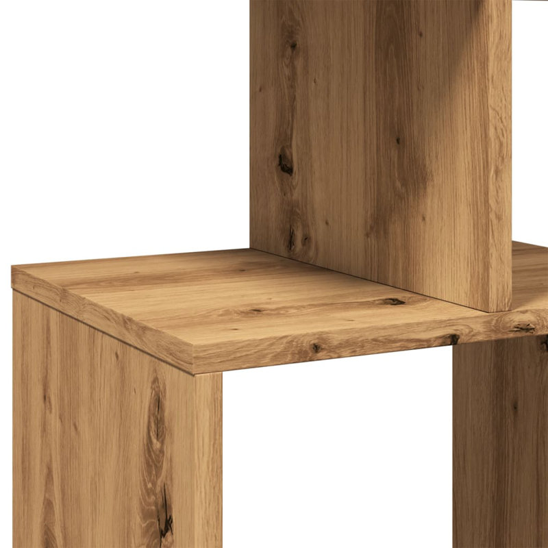 Ayiana 188cm H x 92cm W Book Cabinet Bookcase, Artisian Oak