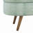 Ottoman Oval Storage Bench,Rubber Wood Legs-639843944