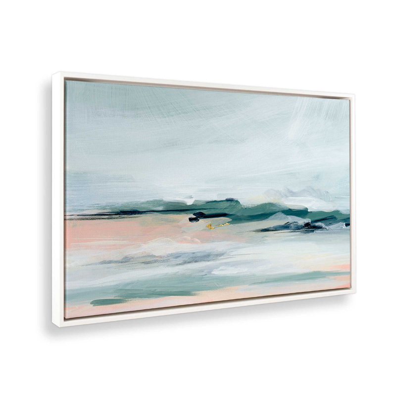 Impression sur toile dans un cadre, H 24,75 po x l 36,75 po, Blanc opaque