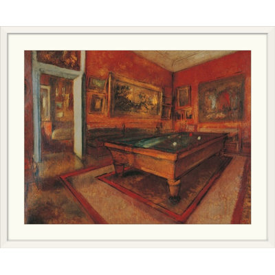 Edgar Degas " Billiard Room, Ca.1892. Musee D " by Edgar Degas