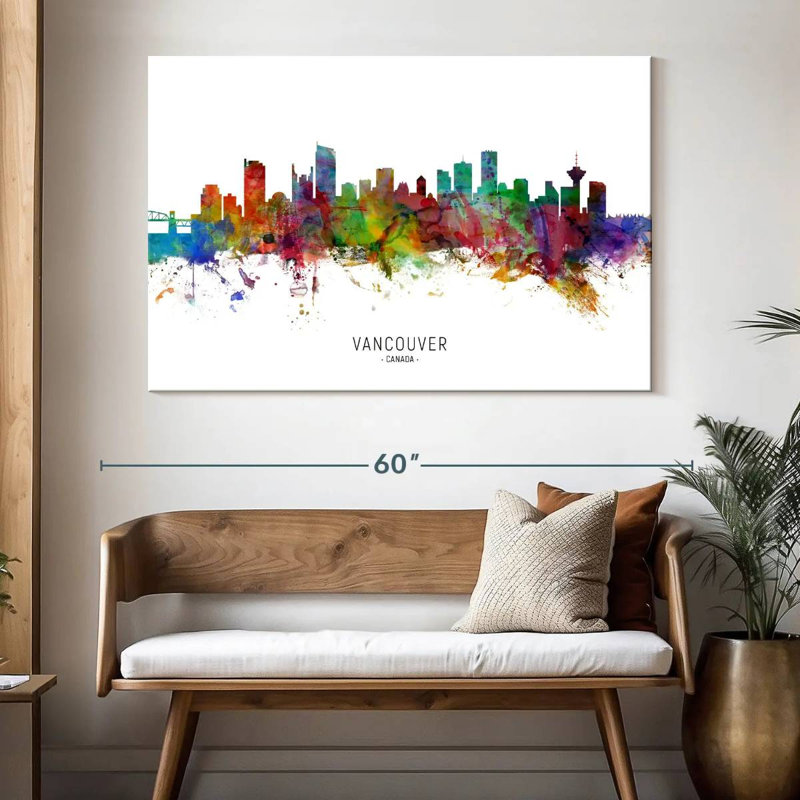 Nicci Vancouver Canada Skyline I, H 34 po x l 51 po