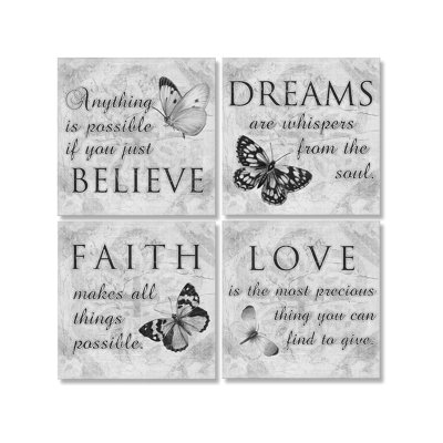 4 Piece Wrapped Canvas Print