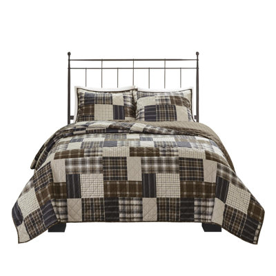 Microfiber Printed Quilt 3 piece set