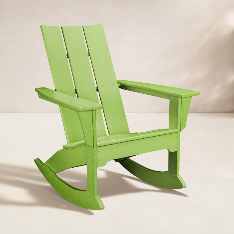 Chaise berçante Adirondack POLYWOOD, Limette