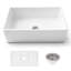 Fiamma 33" L x 20" W Farmhouse Kitchen Sink with Sink Grid and Drain Assembly-1927056854