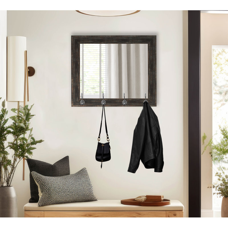 Veyron Engineered Wood Flat Wall Mirror