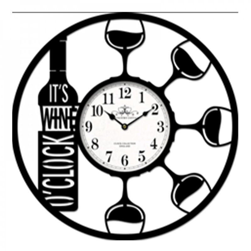 ItS Wine OClock Wall Clock