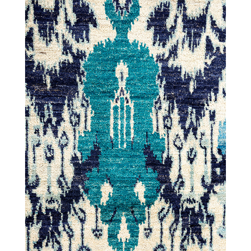 Contemporary One-of-a-Kind 15' 2" X 11' 9" Hand Knotted Area Rug