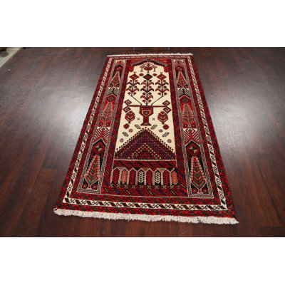 Gattus One-of-a-Kind 3'5" X 6'4" Wool Area Rug in Ivory