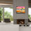  «Where The Palms Sway 1» par Jan Weiss, art mural sur toile, 34 po x 26 po