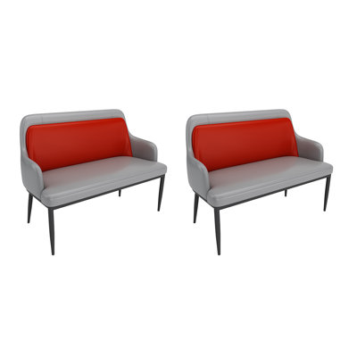 Banc rembourré en similicuir
