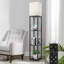 180cm Walnut LED Column Floor Lamp