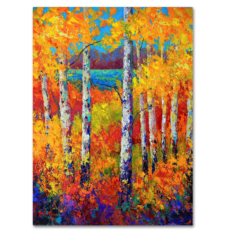 Kucera 'Autumn Patchwork' Print on Wrapped Canvas, 32" H x 24" W