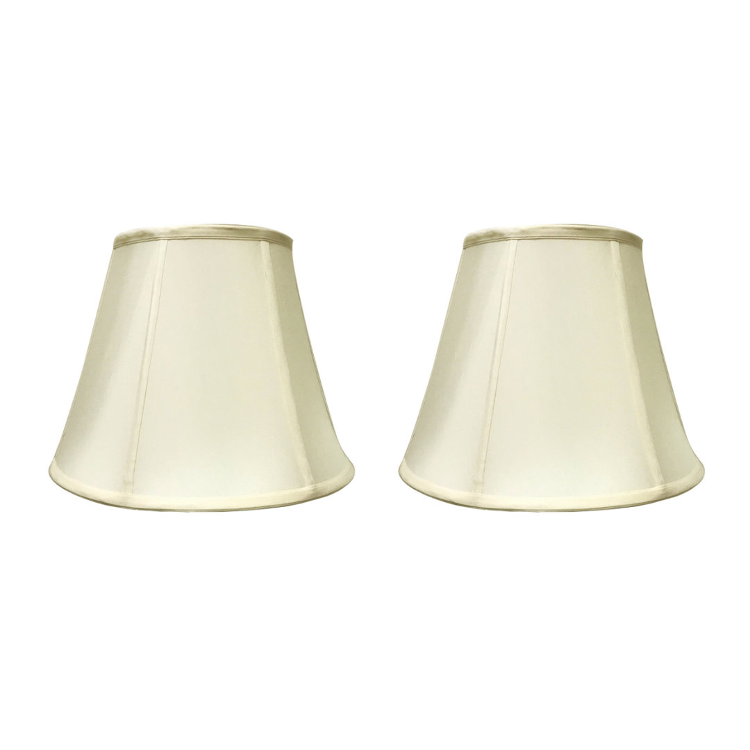 12.25" H x 16" W Silk/Shantung Empire Lamp Shade ( Spider ) (Set of 2) Darby Home Co