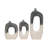 Ilariana Stoneware and Ceramic Vase with Sculptural Open Silhouette and Modern Art-Inspired Design Element or Decorative Display on Shelves or Tabletops in Contemporary Interiors-93456886