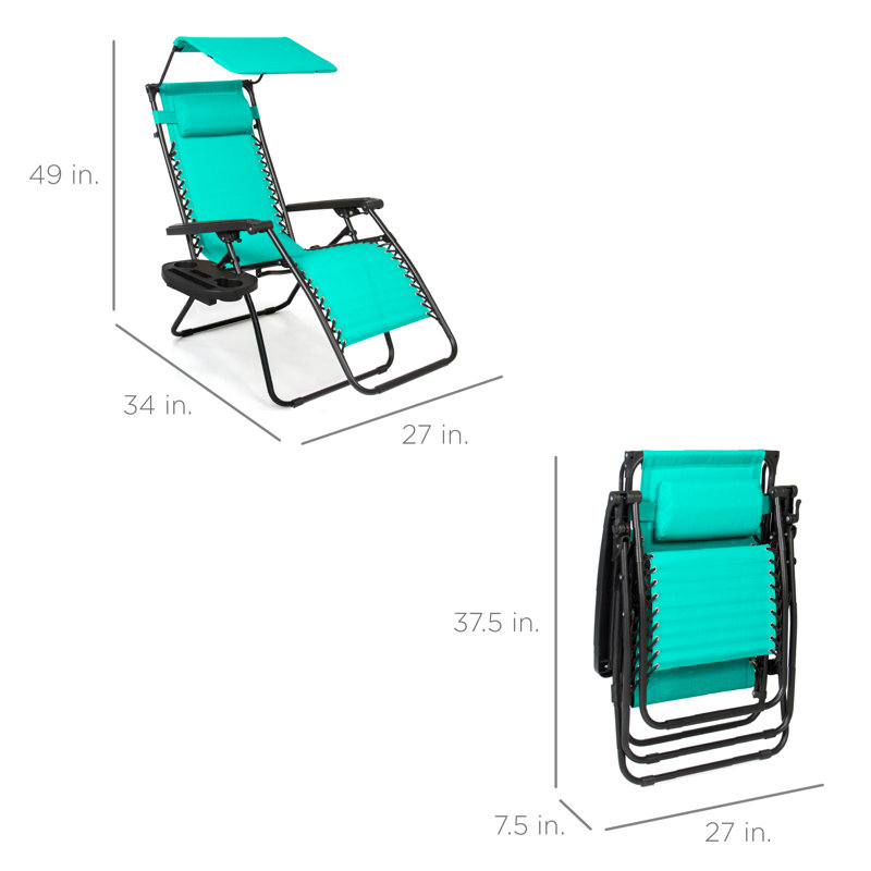 Alahia Folding Recliner Chair, Mint